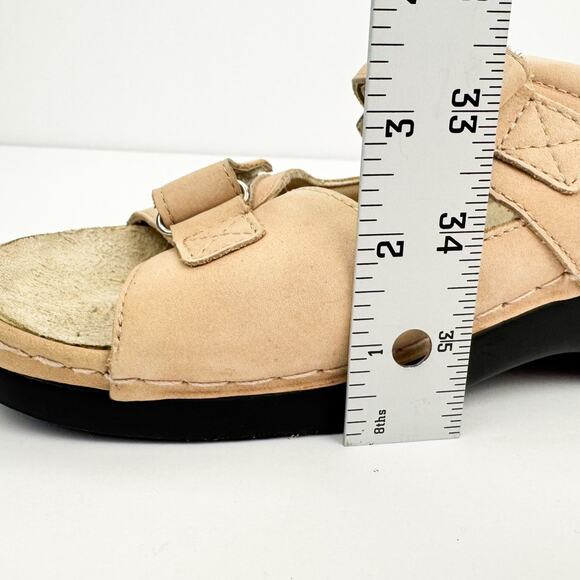 Propet Tan Suede Leather Padded Orthotic Sandals Sz 8 Wide Arch Support Comfort - Picture 13 of 16